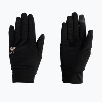 Women's snowboard gloves ROXY Hydrosmart Liner 2021 true black