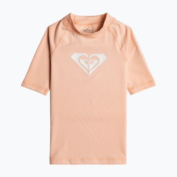 ROXY Whole Hearted tropical peach children's swim shirt