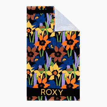Towel ROXY Cold Water Printed 2021 anthracite flower jammin