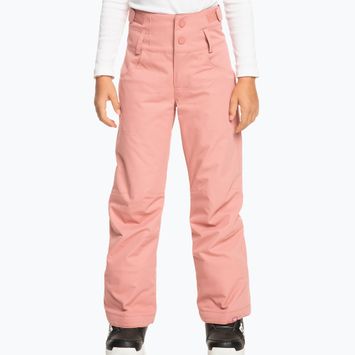 Children's snowboard trousers ROXY Diversion Girl dusty rose