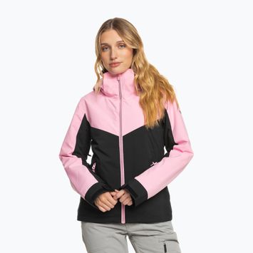 Women's snowboard jacket ROXY Free Jet Block pink frosting