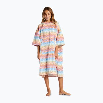 Billabong Hooded mint chip children's poncho