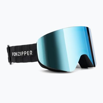 VonZipper Encore black satin/wildlife stellar chrome snowboard goggles