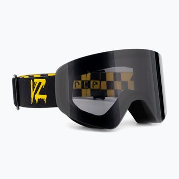 VonZipper Encore black satin/wildlife blackout snowboard goggles