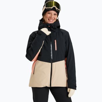 Women's snowboard jacket ROXY Peakside true black