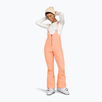 Women's snowboard trousers ROXY Summit Bib peach pink