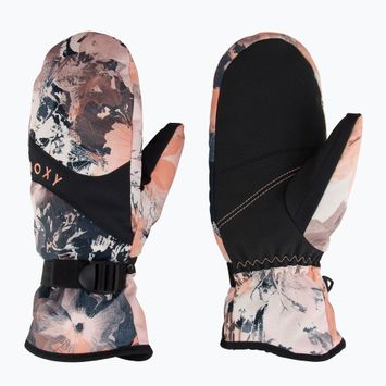 Women's Snowboard Gloves ROXY Jetty Mitt peach pink dreamy picture
