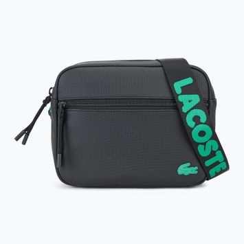 Lacoste men's sachet NH4798TX jacquard webbing noir