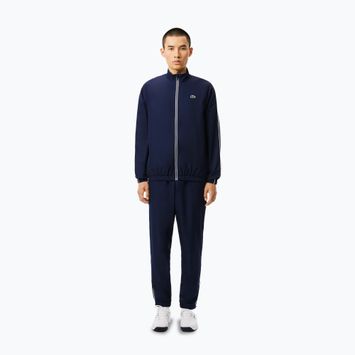 Lacoste men's tracksuit WH2574 navy blue / white