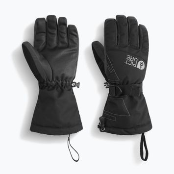 Picture Testy black children's ski gloves