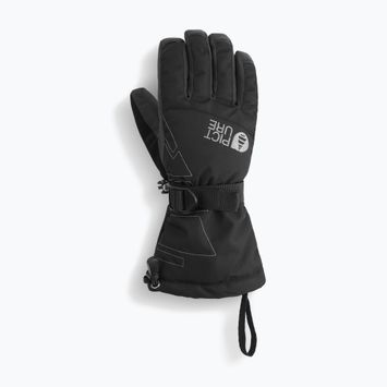 Picture Testy black children's ski gloves