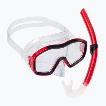 Aqualung Raccon Combo children's snorkel kit red/black SC4000098