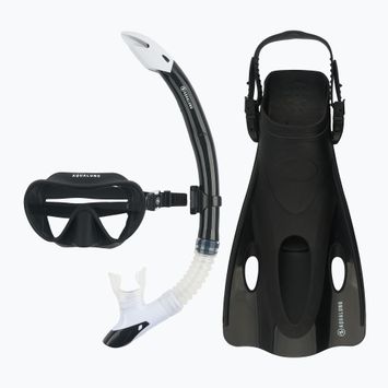 Aqualung Nabul snorkelling set mask + snorkel + fins black