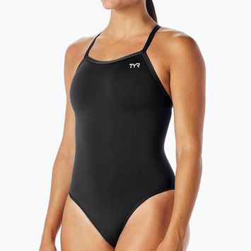 Women's one-piece swimsuit TYR Solid Diamondfit Durafast Elite black