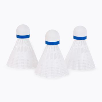 Sunflex Nylon badminton shuttlecocks 3XW 3 pcs white 53558