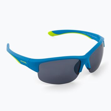 Children's sunglasses Alpina Junior Flexxy Youth HR blue lime matt/black