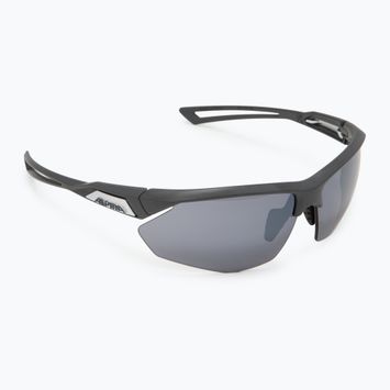 Alpina Nylos HR midnight grey matt/ silver mirror sunglasses