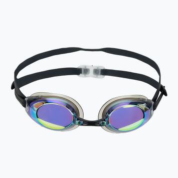 Swimming goggles aquaFeel Glide Mirrored black/gold