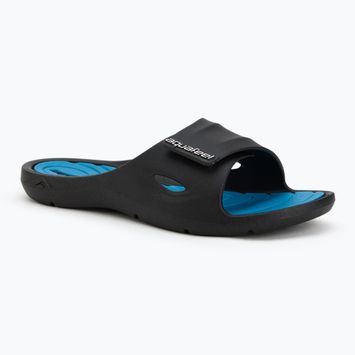 Women's slides aquafeel Profi Pool black / turqoise