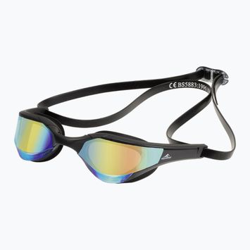 Swimming goggles aquaFeel Speedblue Mirrored black