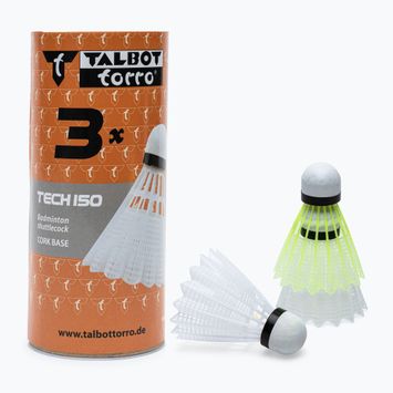 Talbot-Torro Tech 150 Synthetic badminton shuttlecocks 3 pcs. 479120