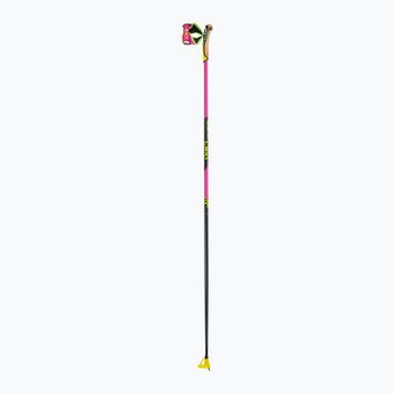 LEKI PRC 750 cross-country ski pole neon pink/ neon yellow/ black