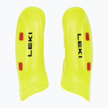 LEKI Worldcup Pro neon shin guards
