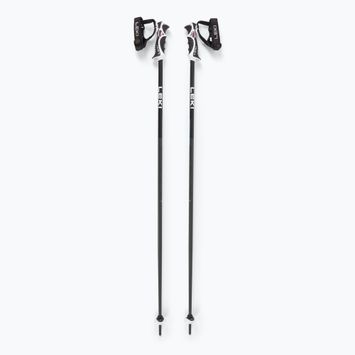 LEKI Bold Lite S dark anthracite/black/bright blue ski poles