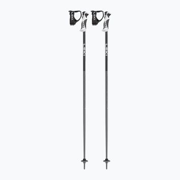 LEKI Bold Lite S dark anthracite/ black/ white children's ski poles