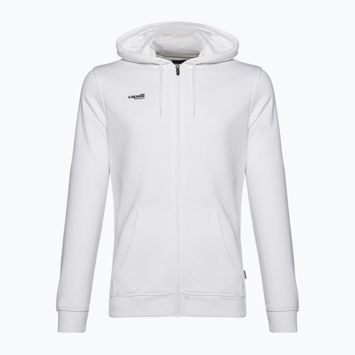 Men's Capelli Basics Adult Zip Hoodie Football Sweatshirt white