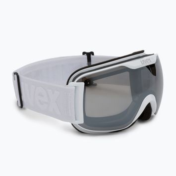 Ski goggles UVEX Downhill 2000 S LM white mat/mirror silver/clear 55/0/438/1026