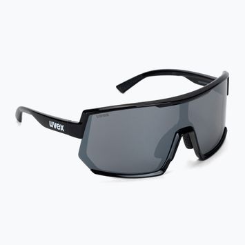 UVEX Sportstyle 235 black matt/mirror silver cycling glasses S5330032216