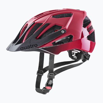 Bike helmet UVEX Quatro CC red/black matt