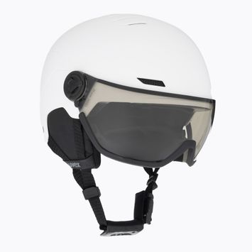 Ski helmet UVEX Wanted Visor Pro V white matt/variomatc smoke