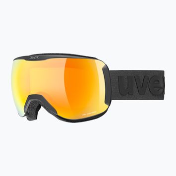 UVEX Downhill 2100 CV ski goggles black matt/mirror orange yellow