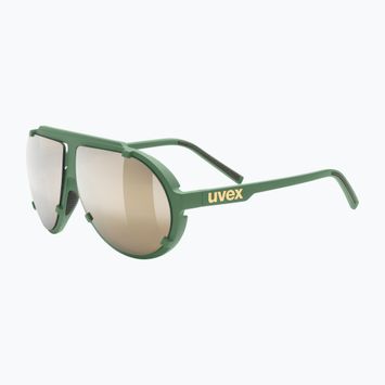 UVEX sunglasses Esntl Pina moss green matt/mirror gold