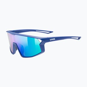 UVEX children's sunglasses Skyryse Jr blue matt/mirror green
