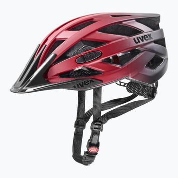 Bicycle helmet UVEX I-vo CC red / black matt