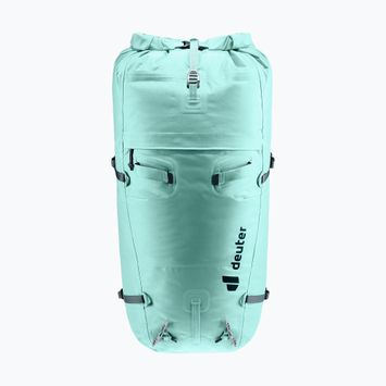 Women's climbing backpack deuter Durascent 42+10 l SL glacier/graphite