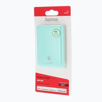 Hama Slim 5HD Power Pack 5000 mAh green