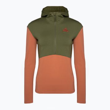 Women's Maloja SchioM green-orange sweatshirt 34150-1-0560