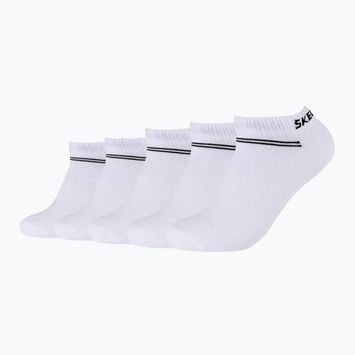 Skechers Mesh Ventilation Sneaker socks 5 pairs white