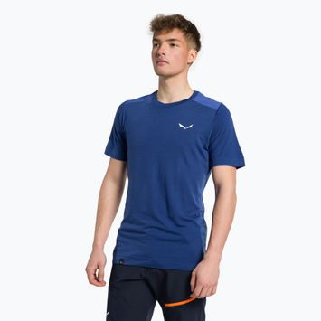Men's Salewa Agner AM trekking shirt blue 00-0000028306
