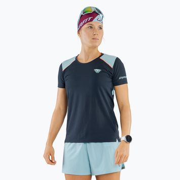 Women's DYNAFIT Sky blueberry marine blue running shirt