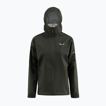 Salewa women's rain jacket Puez Aqua 4 PTX 2.5L dark olive