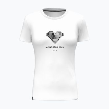 Salewa Pure Heart Dry women's T-shirt white