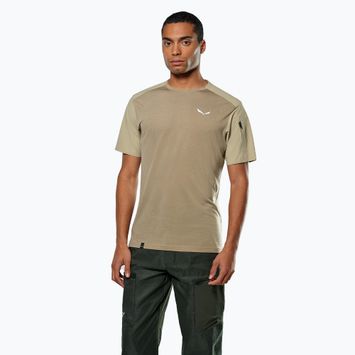 Salewa Puez Am Hyb quicksand men's trekking shirt