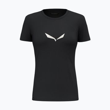 Salewa women's t-shirt Solid Dry black out