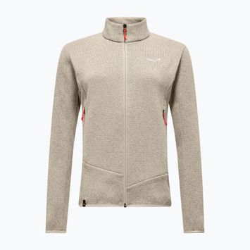 Women's trekking sweatshirt Salewa Puez Rocca Pl oatmeal