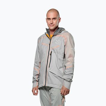 Salewa men's softshell jacket Nxt Ptx 3L alloy